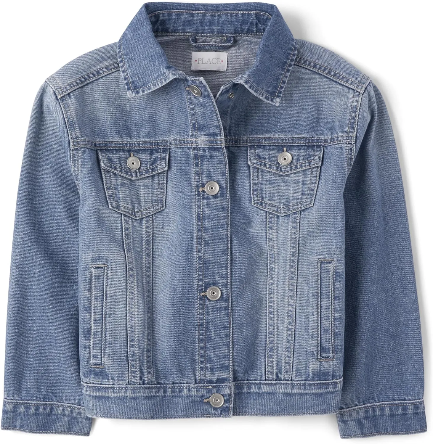 The Children's Place Girls' Basic Denim Jacket