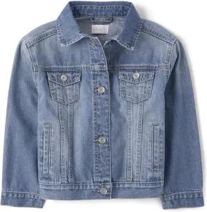 The Children's Place Girls' Basic Denim Jacket
