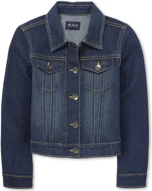 The Children's Place Girls' Basic Denim Jacket