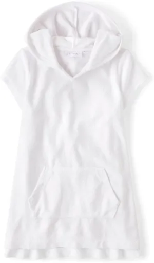 The Children's Place Girls' Hooded Swim Coverups