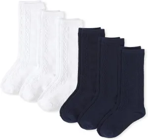 The Children's Place Girls' Knee Socks Variety Pack
