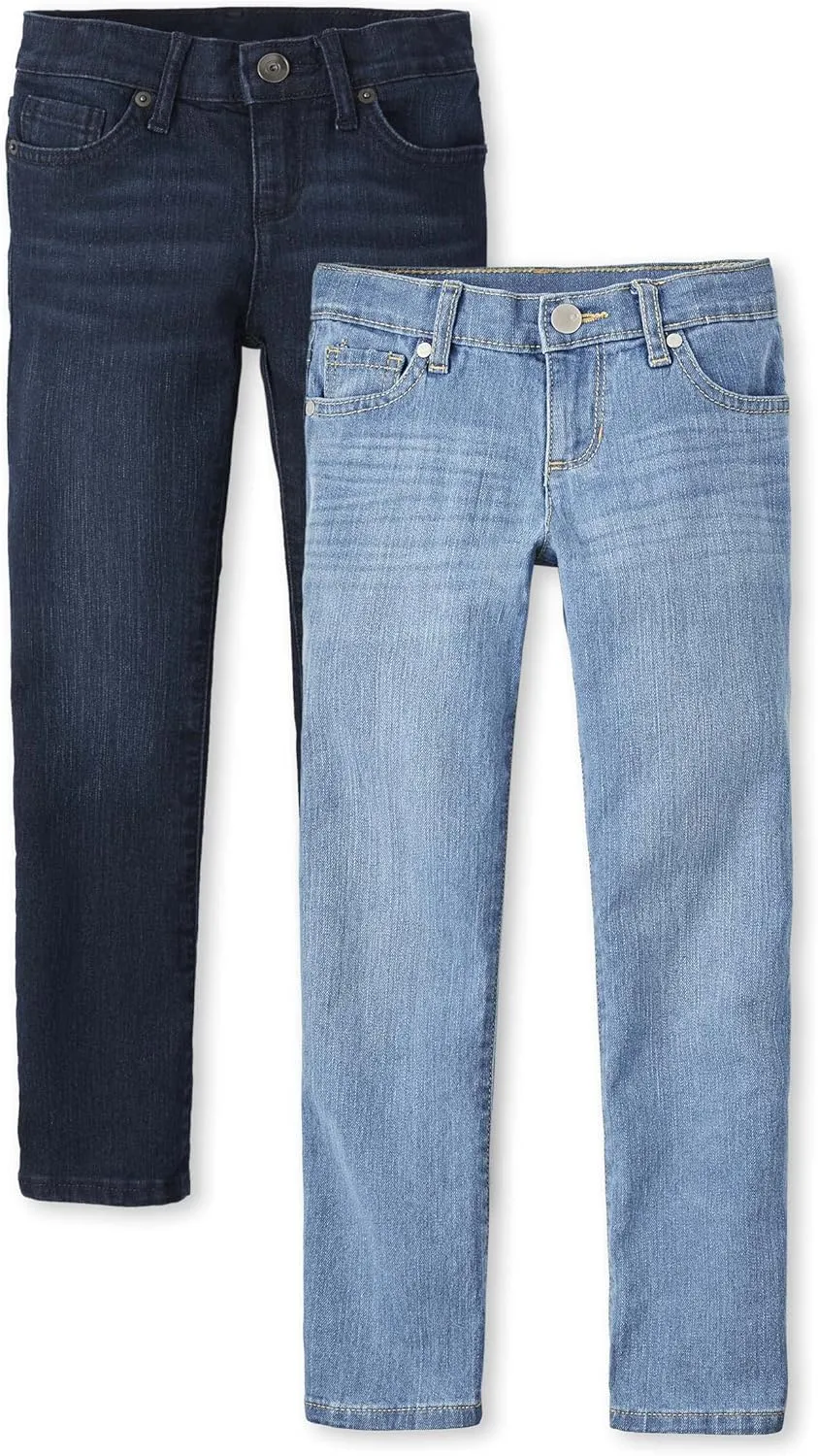 The Children's Place Girls' Multipack Basic Skinny Jeans