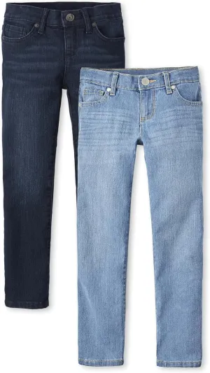 The Children's Place Girls' Multipack Basic Skinny Jeans