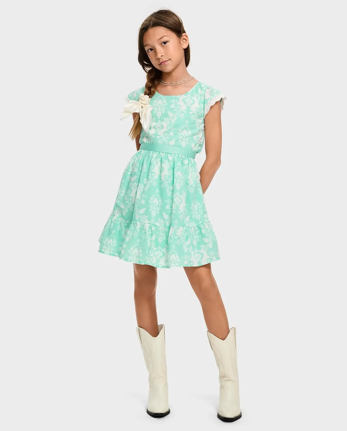 The Children's Place Girls' Short Sleeve Dressy Dress