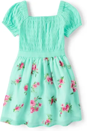 The Children's Place Girls' Short Sleeve Dressy Dress