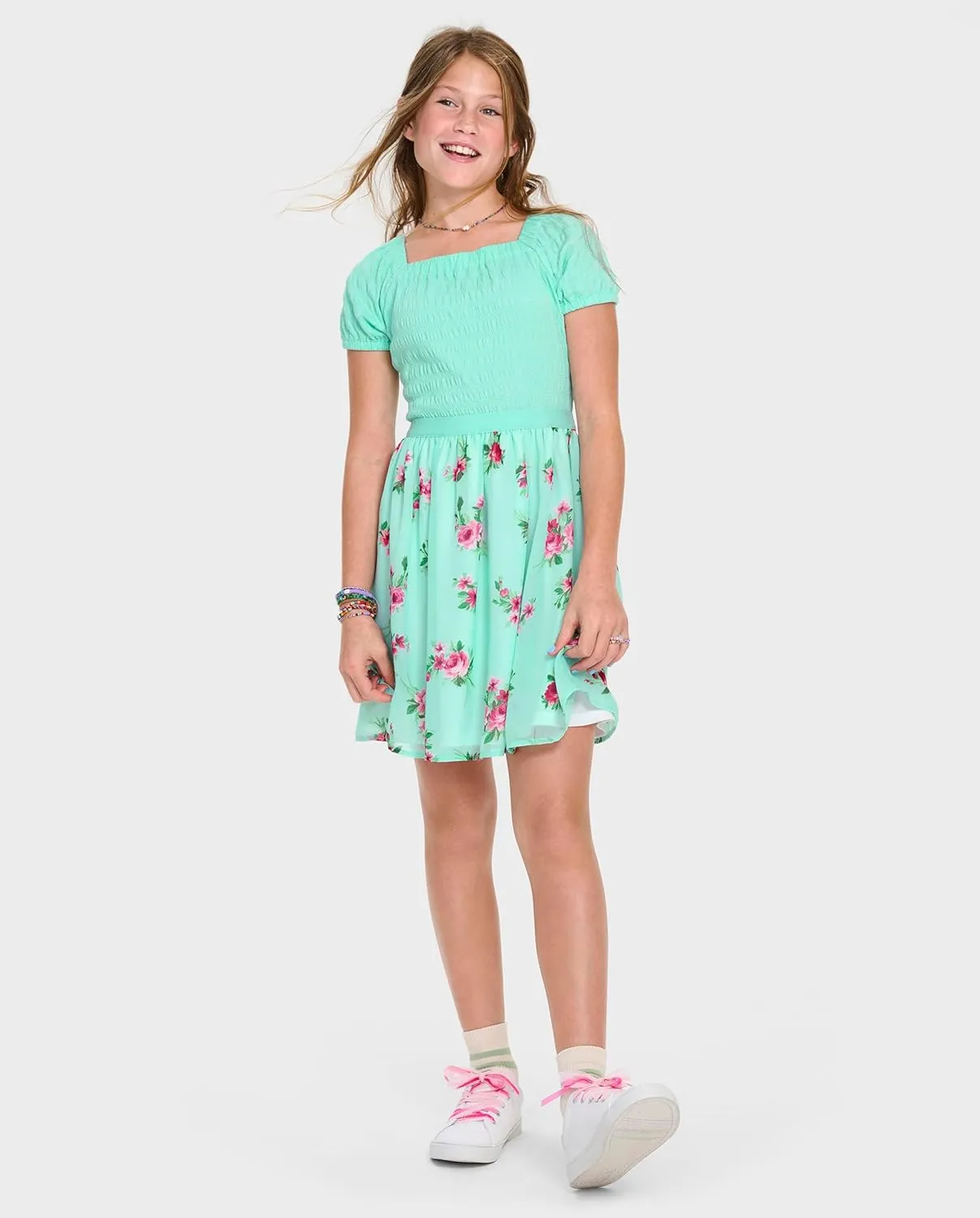 The Children's Place Girls' Short Sleeve Dressy Dress