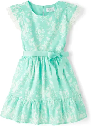 The Children's Place Girls' Short Sleeve Dressy Dress