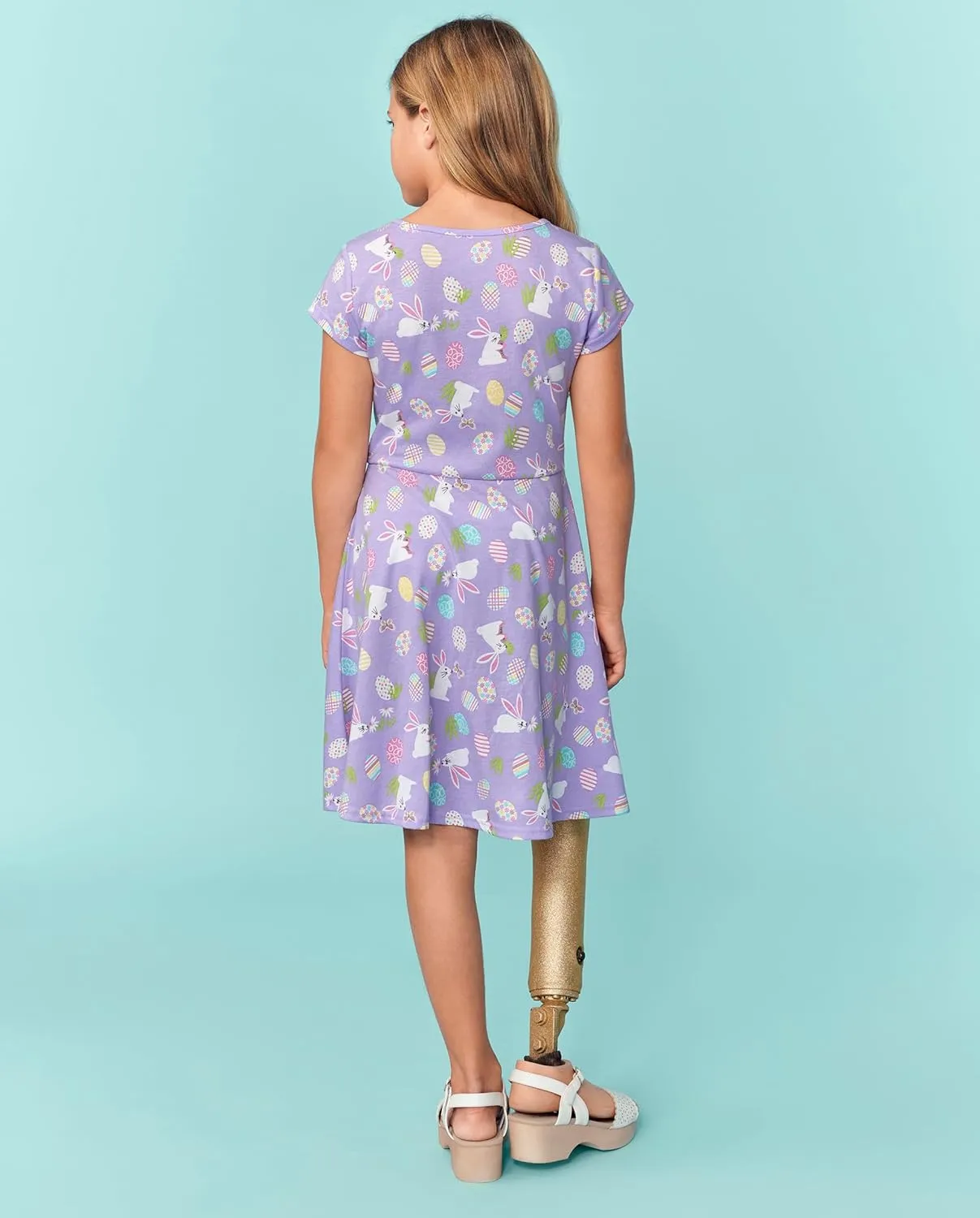 The Children's Place Girls' Short Sleeve Fashion Skater Dress