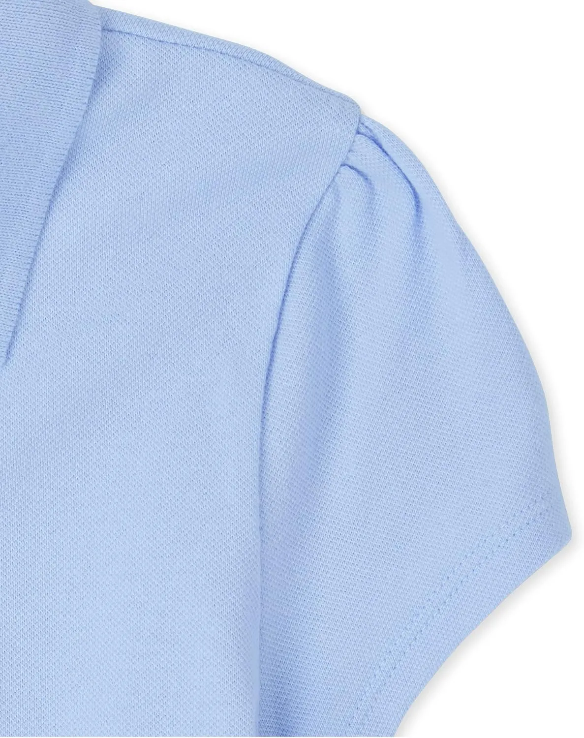 The Children's Place Girls Short Sleeve Ruffle Pique Polo Multipack