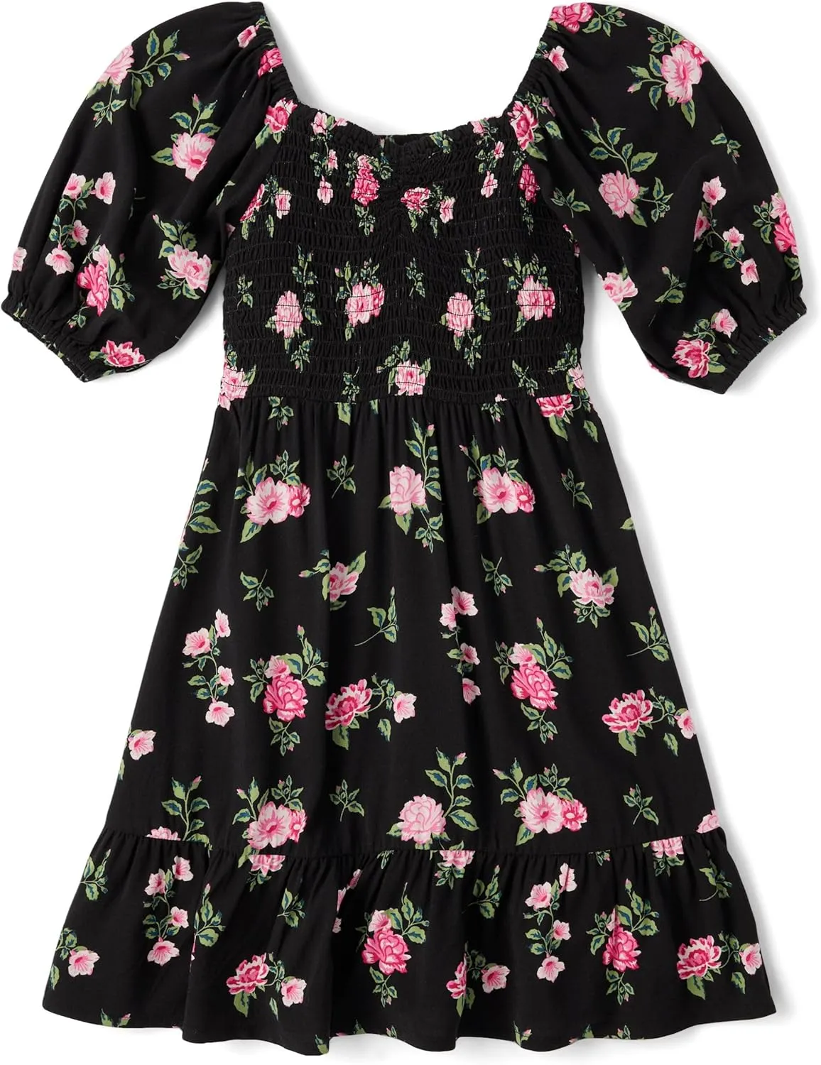 The Children's Place Girls' Short Sleeve Smocked Summer Dresses