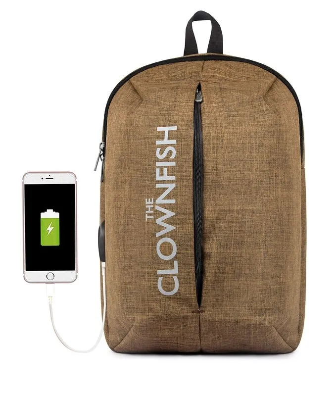 THE CLOWNFISH Tango Laptop Backpack - 25L Capacity, Padded Straps | Ideal for 15.6" Laptops | Olive