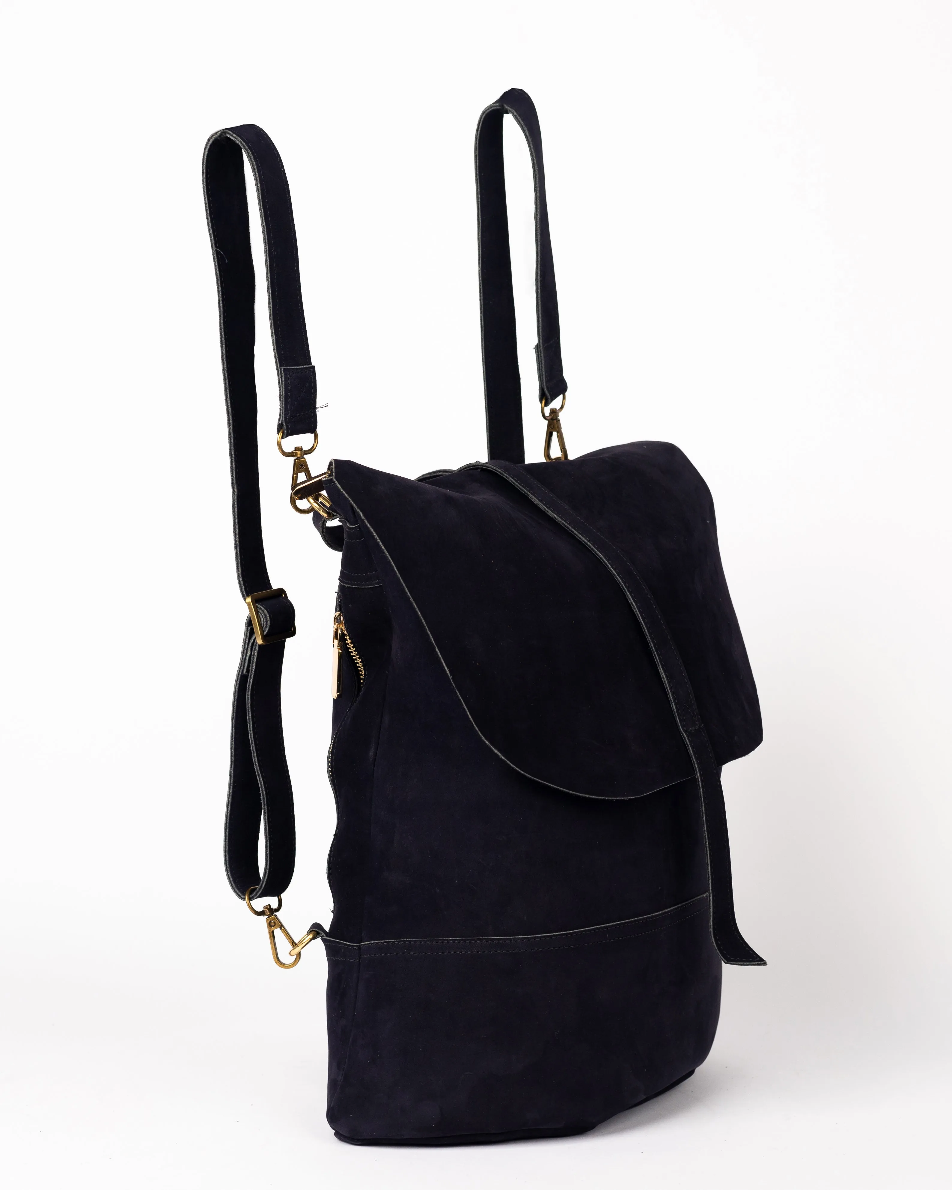 The Lush Versatus Backpack (Blue Suede)