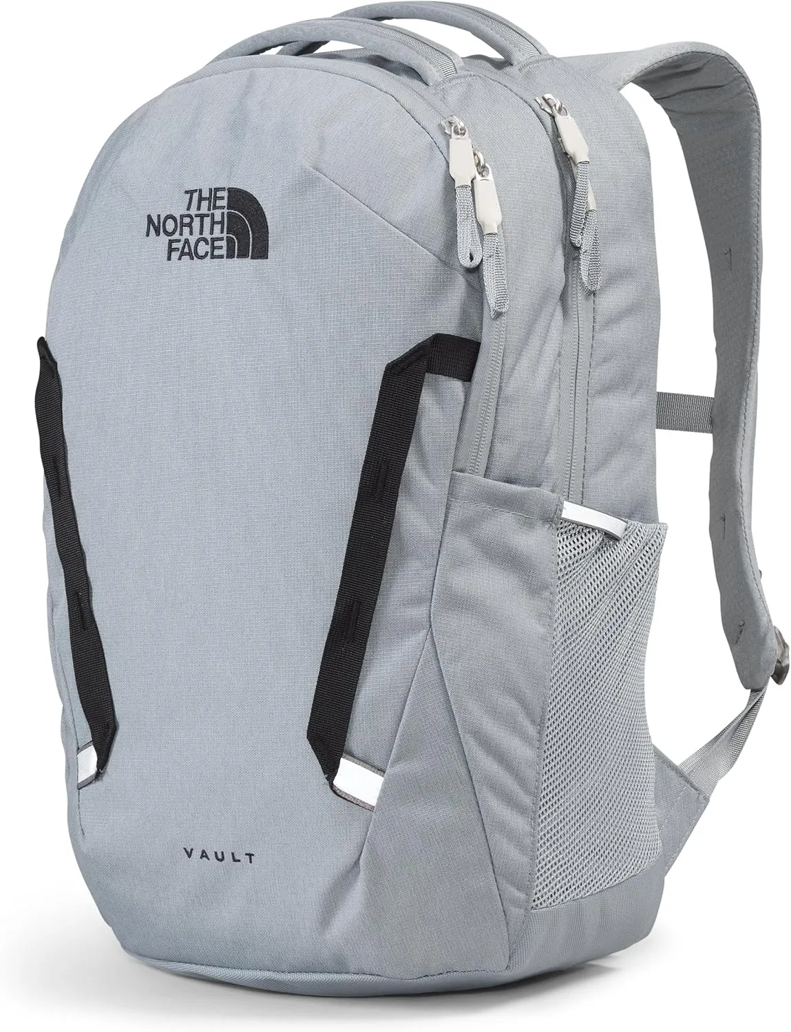 THE NORTH FACE Vault Everyday Laptop Backpack - PFAS Free, Mid Grey Dark Heather/TNF Black-NPF, One Size