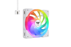 Thermaltake 16cm SWAFAN EX12 ARGB White Computer Fan, 5.4W, 50 CFM, 23dB, Compatible with Desktop, Laptop