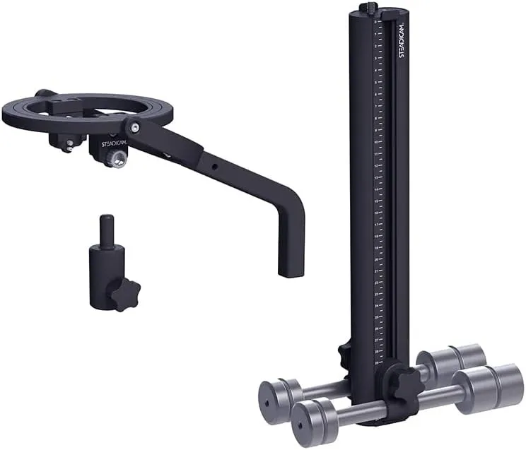 Tiffen Steadicam Steadimate-RS Gimbal, Base, and Balance Stud for DJI Ronin RS-2, RS-3, RS-3Pro, and RS4Pro (Black)