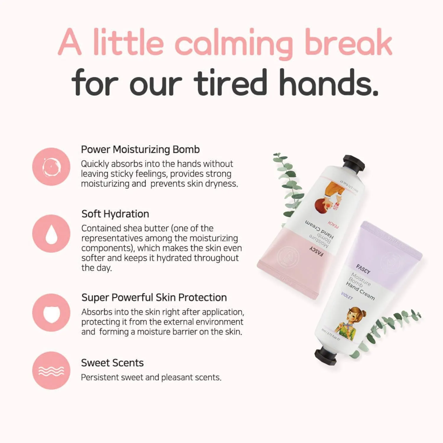 Tina's Moisture Bomb Hand Cream, Milk, 1.4 Ounce