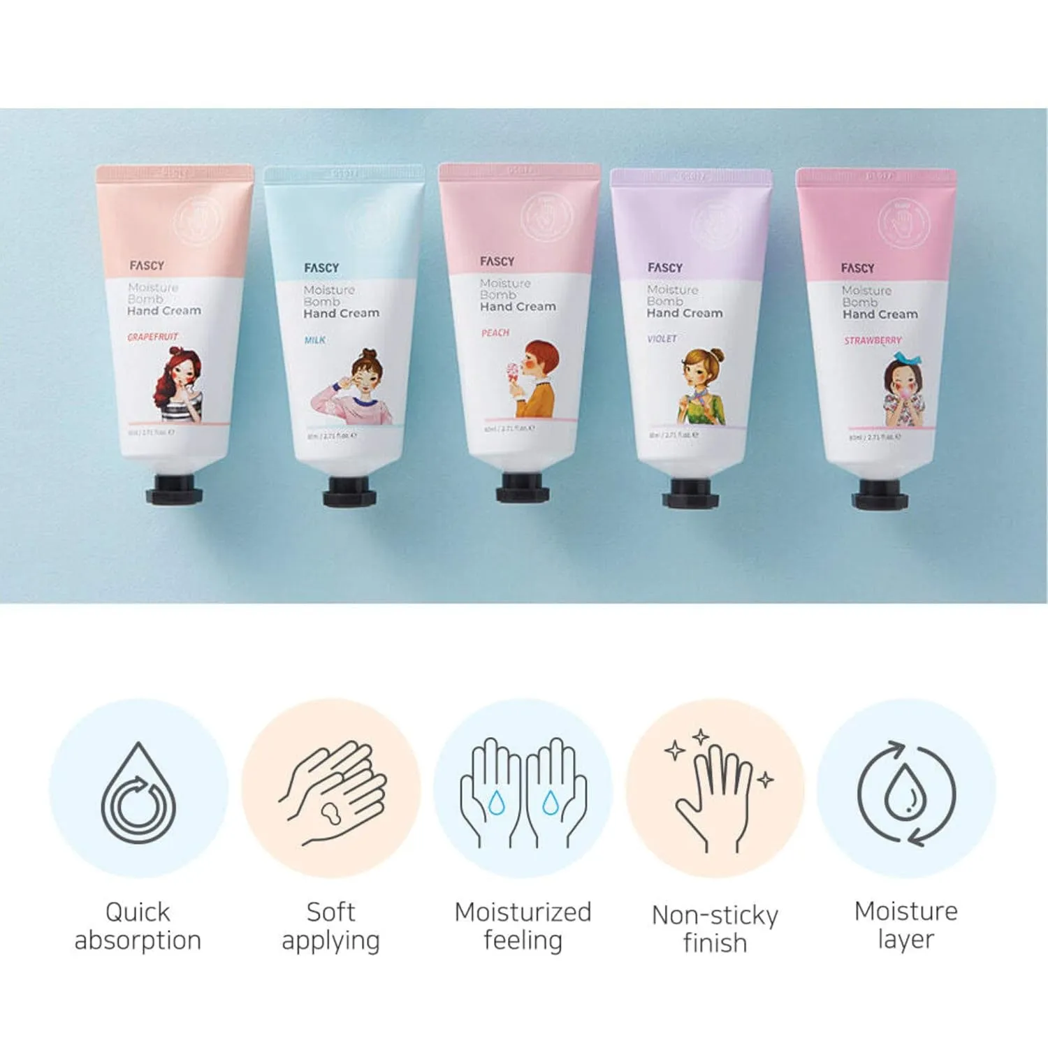 Tina's Moisture Bomb Hand Cream, Milk, 1.4 Ounce