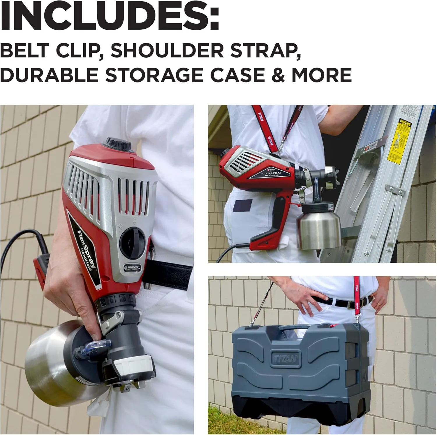 Titan FlexSpray Handheld Pro Grade HVLP Paint Sprayer