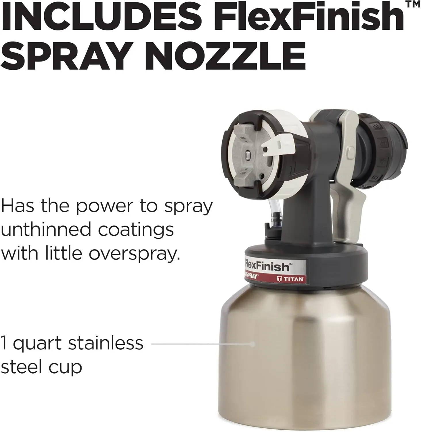 Titan FlexSpray Handheld Pro Grade HVLP Paint Sprayer