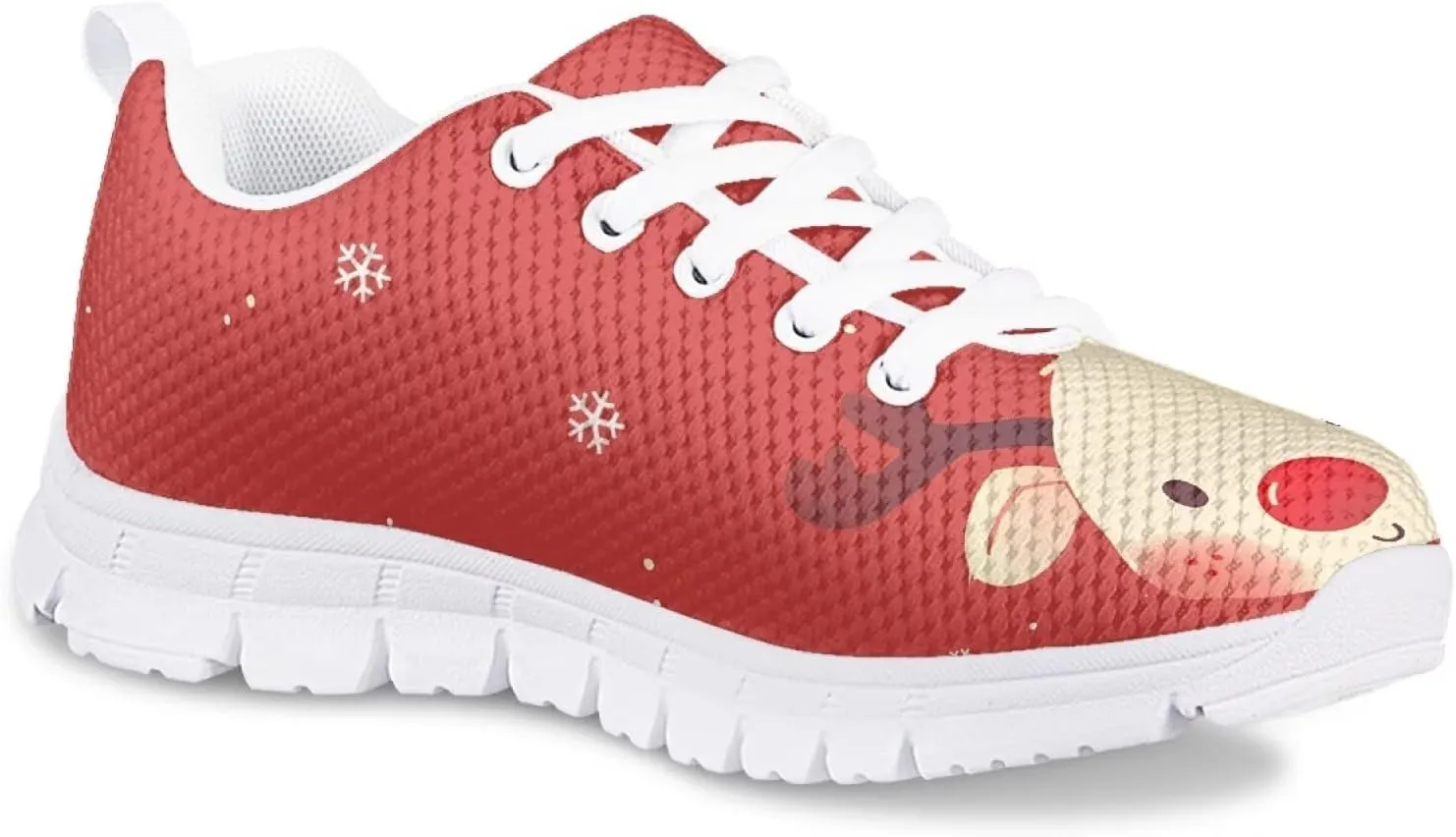 Toddler Boys Girls Sneakers Casual Cozy House Shoes Stylish Cartoon Breathable Elastic Mesh Shoes with Rubber Sole for Outdoor US Little Kid 11-15 Big Kid 1-5 White Sole