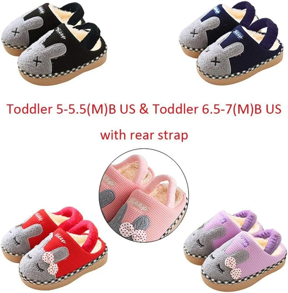 Toddler Slippers Boys Girls House Shoes Little Kids Home Indoor Bedroom Cute Warm Winter Slipper