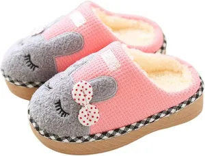 Toddler Slippers Boys Girls House Shoes Little Kids Home Indoor Bedroom Cute Warm Winter Slipper