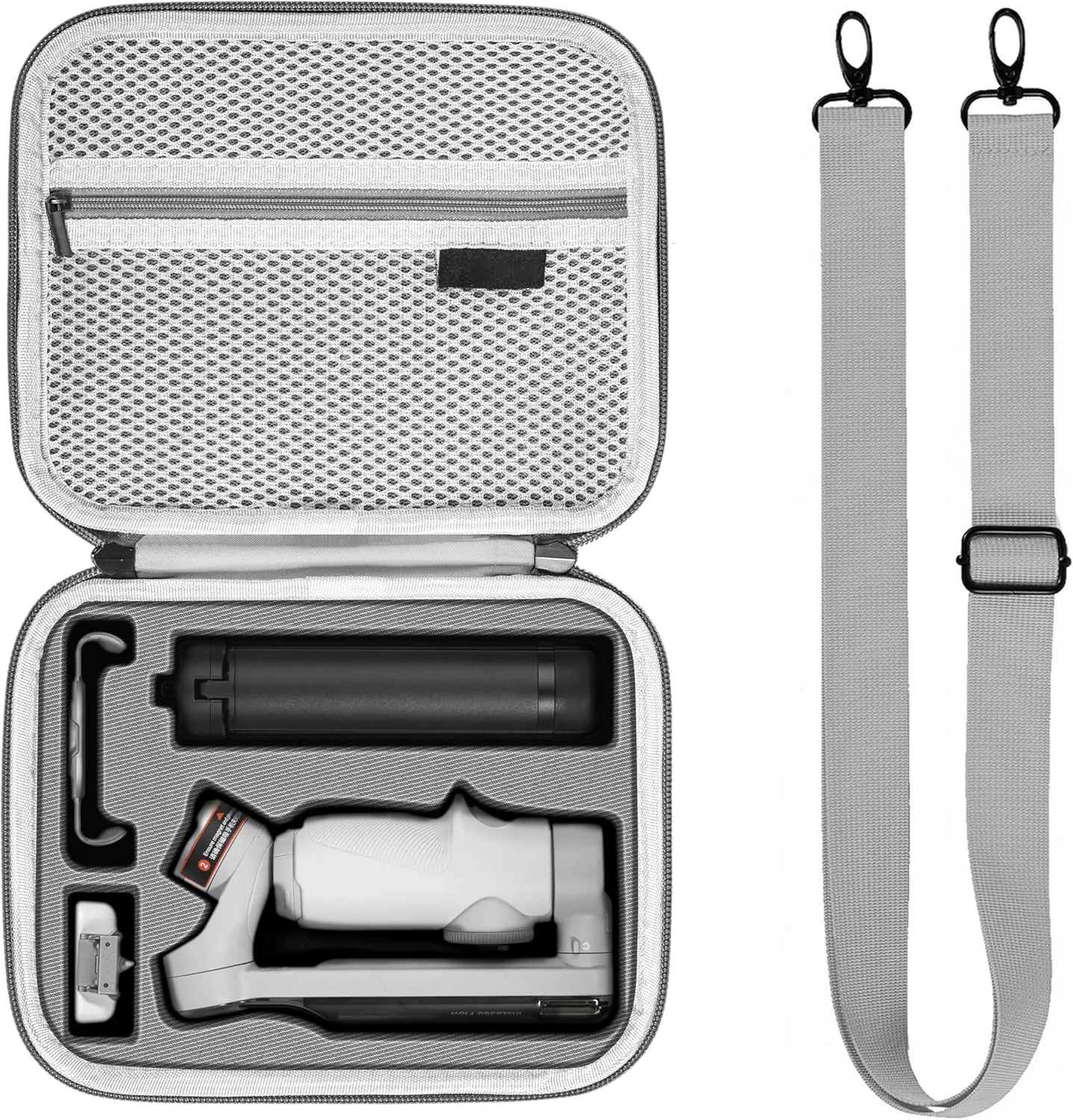 Tomat Carry Case for Insta360 Flow Pro Accessories, Hard Shell Bag Travel Case Compatible with Insta360 Flow Pro AI-Powered Smartphone Stabilizer