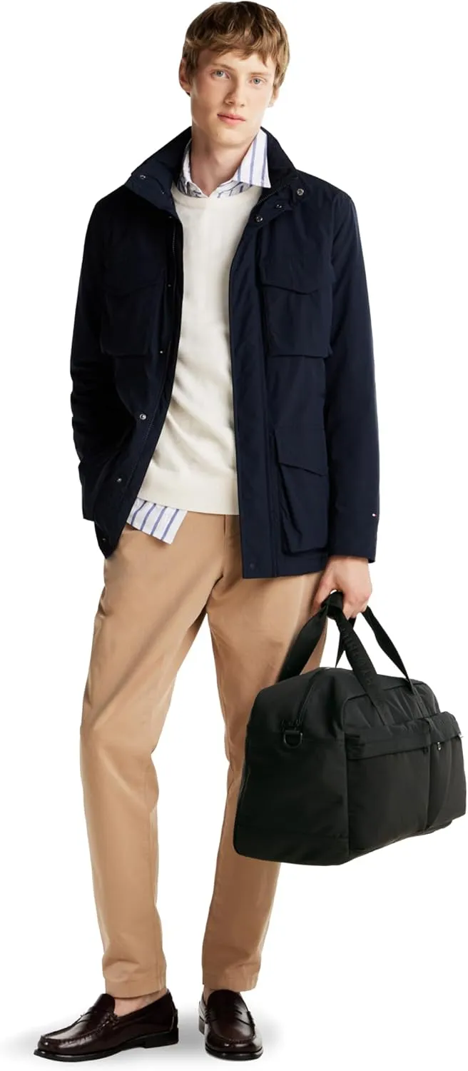 Tommy Hilfiger Men's Element Duffle Bag with Removable Crossbody Strap