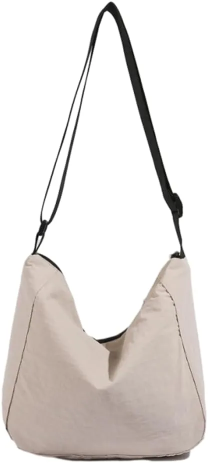 Tote Bag Casual Hobo Crossbody Shoulder Bag for Women and Men Top Handle Purse Lightweight Travel Work