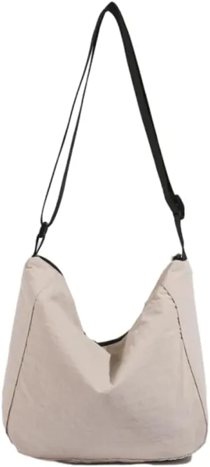 Tote Bag Casual Hobo Crossbody Shoulder Bag for Women and Men Top Handle Purse Lightweight Travel Work