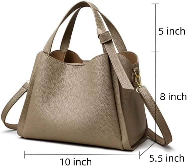 Tote Bag for Women Classic Shoulder Bag Cute Crossbody Bag Black Purse Handbag with Zipper Closure and Adjustable Strap