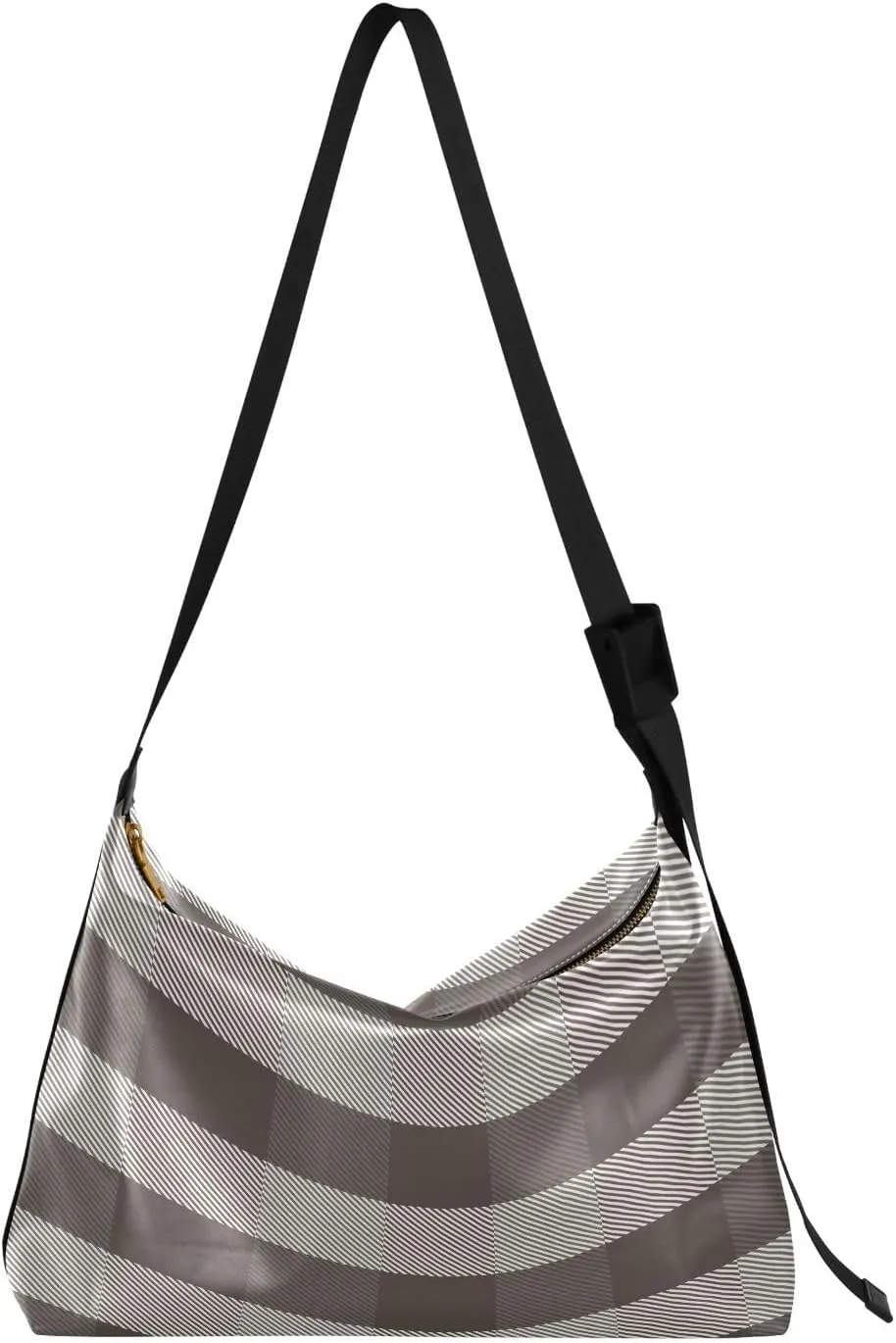 Tote Bag for Women Leather Shoulder Bag Crossbody Bag Girls Cute Tote Bag with Zipper for Work Checkered