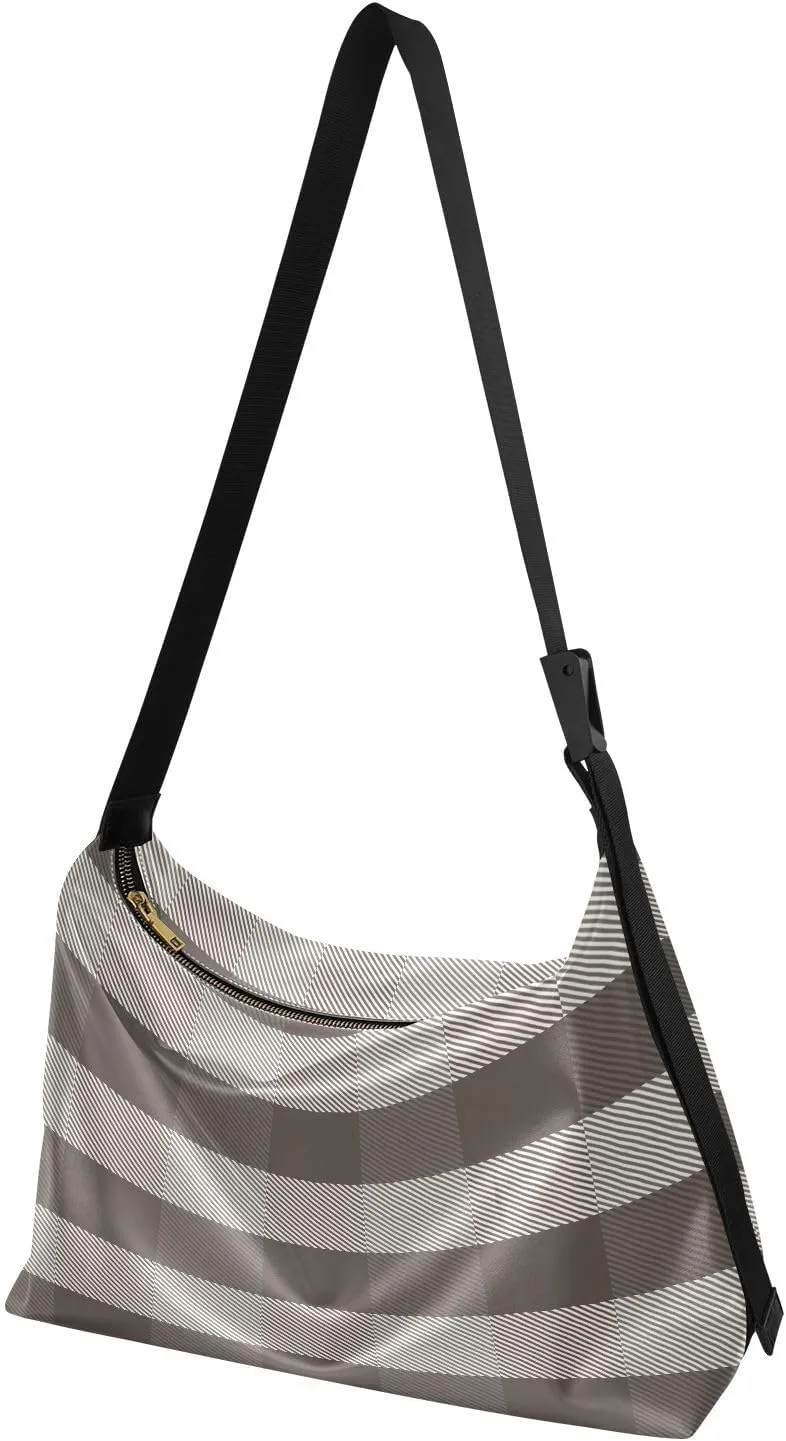 Tote Bag for Women Leather Shoulder Bag Crossbody Bag Girls Cute Tote Bag with Zipper for Work Checkered