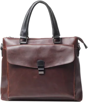 Tote for women Literary Handbag Laptop Bag Leather Business Briefcase