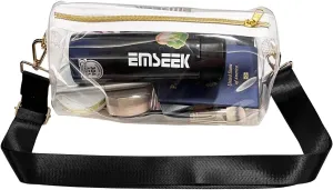 TPU Clear Stadium Bag Crossbody Bag - Transparent, Lightweight, & Durable for Stadium Concert Sports Event Quick Game Security Checks
