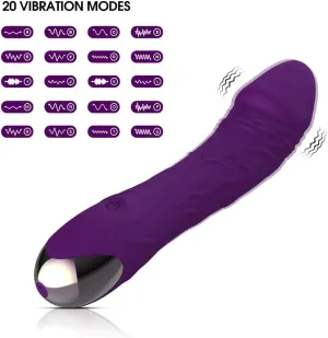 Travel Pocket Bullet Tool Powerful Quiet 20 Modes Mini Stick,Handheld Personal Bullet Massage Rod for Women Portable Silicone Massage for Body Relax MLP011163