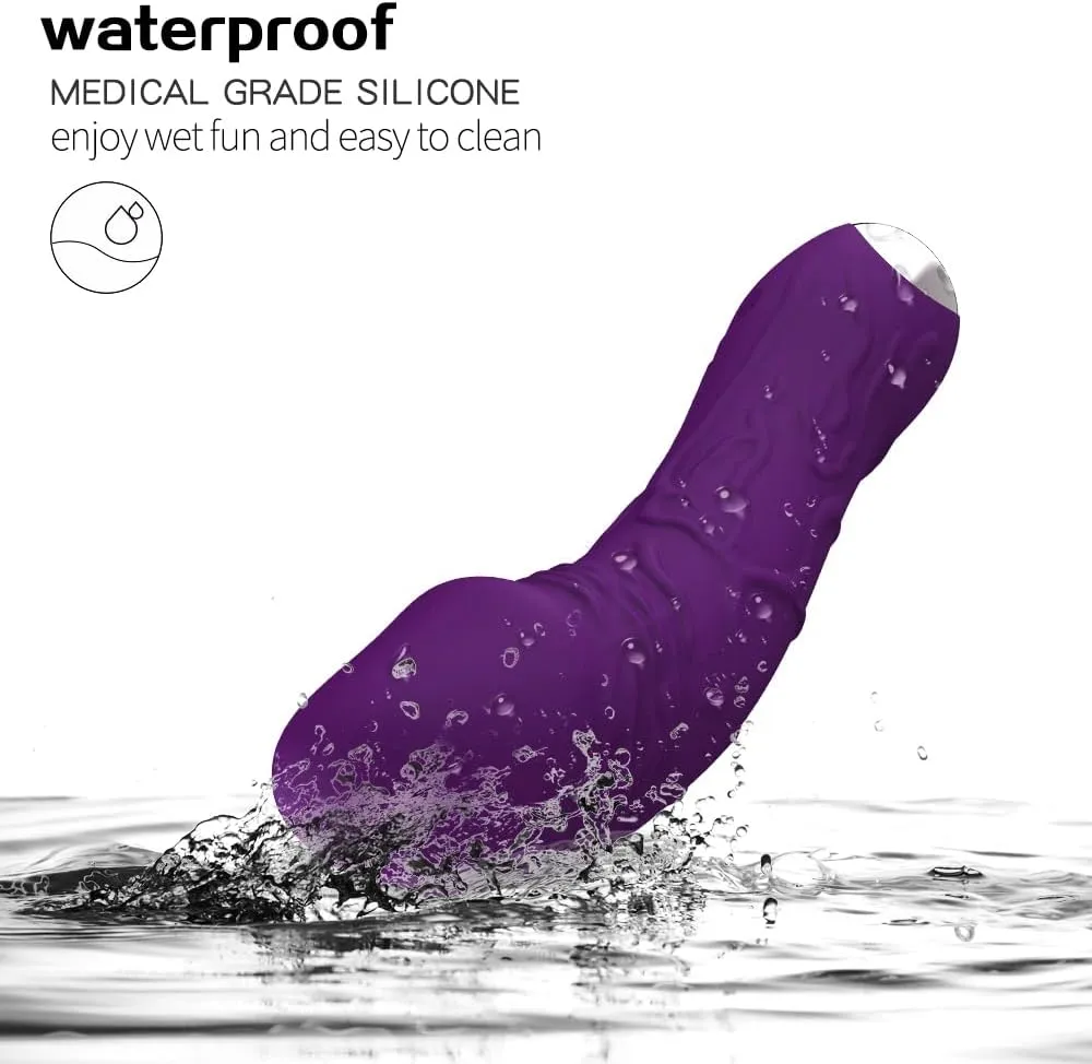 Travel Pocket Bullet Tool Powerful Quiet 20 Modes Mini Stick,Handheld Personal Bullet Massage Rod for Women Portable Silicone Massage for Body Relax MLP011163