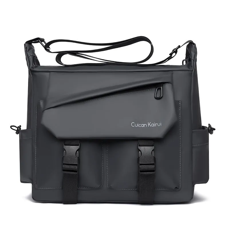 Trendy Functional Crossbody Bag Casual Versatile High-end Commuter Men's Bag
