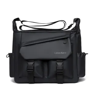 Trendy Functional Crossbody Bag Casual Versatile High-end Commuter Men's Bag