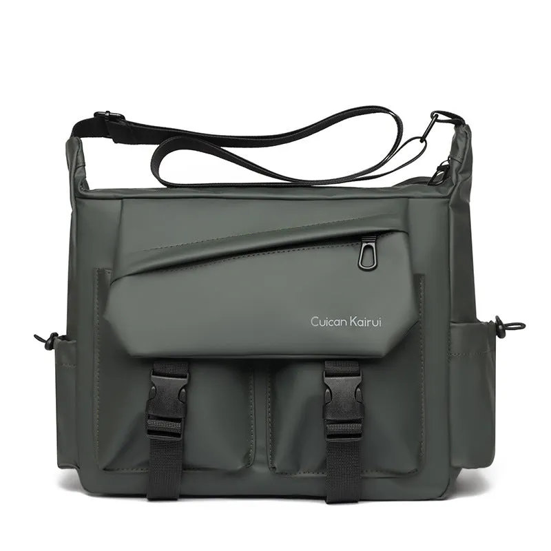 Trendy Functional Crossbody Bag Casual Versatile High-end Commuter Men's Bag