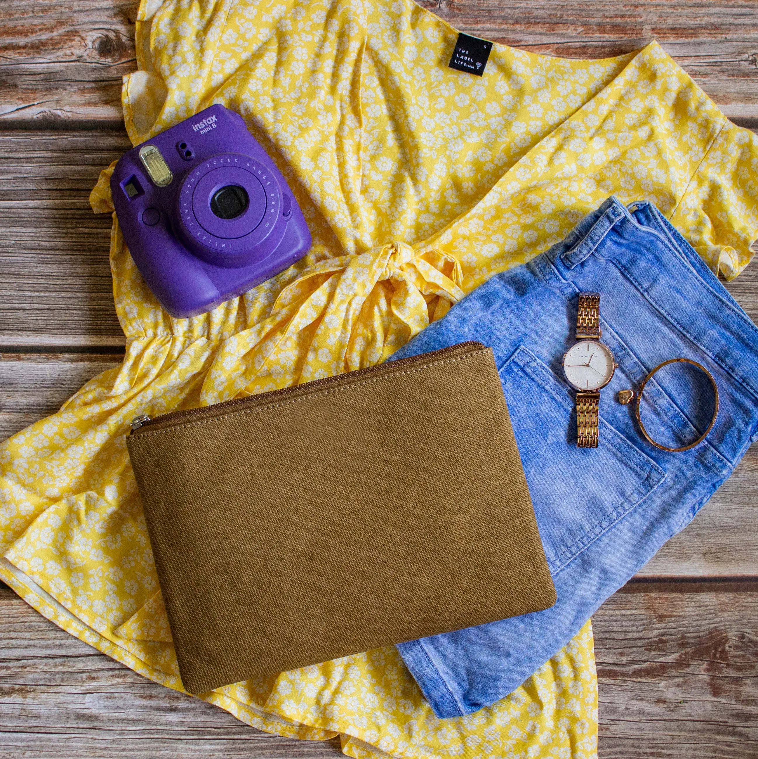 Try to Be a Man - Printed Multi Purpose Canvas Pouch