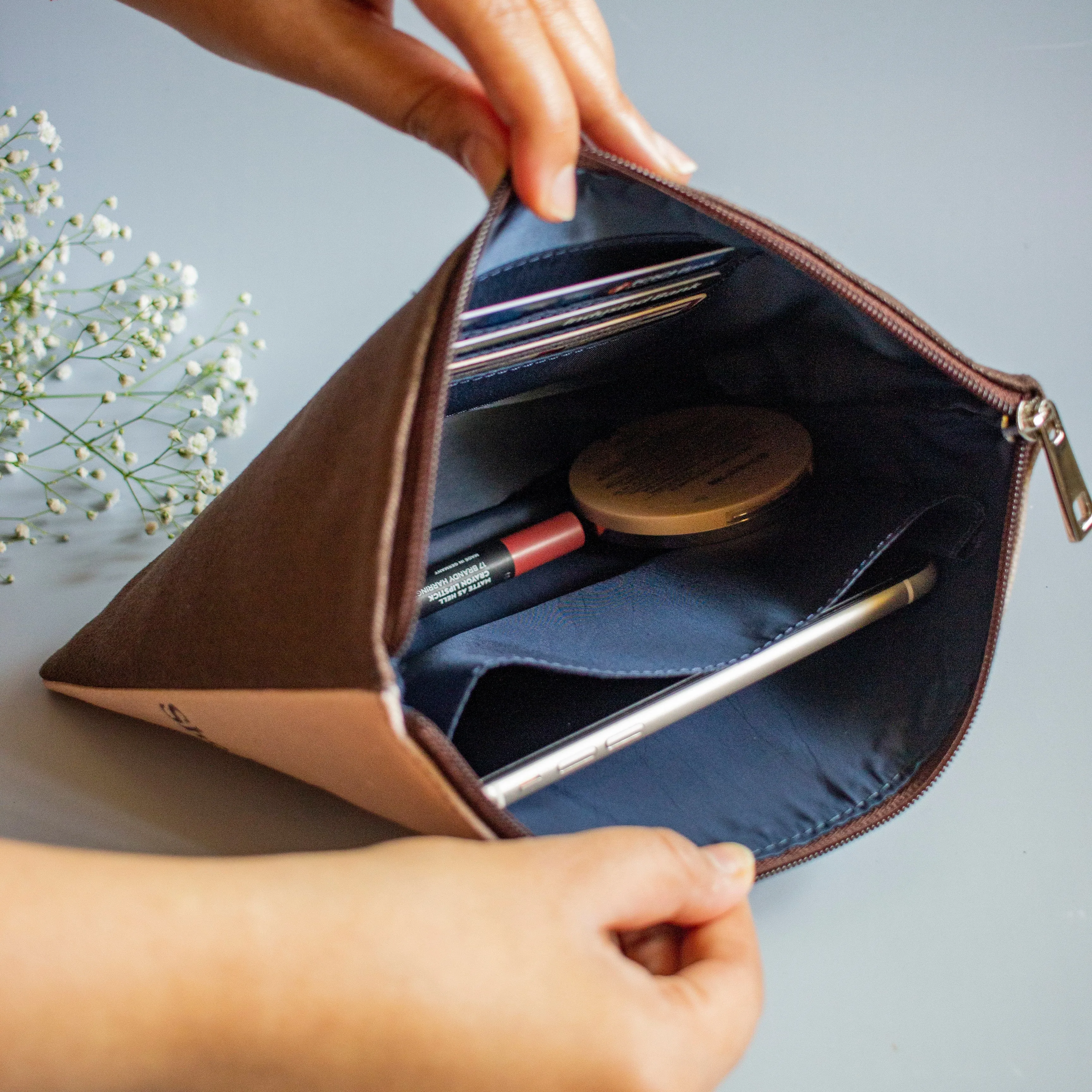Try to Be a Man - Printed Multi Purpose Canvas Pouch
