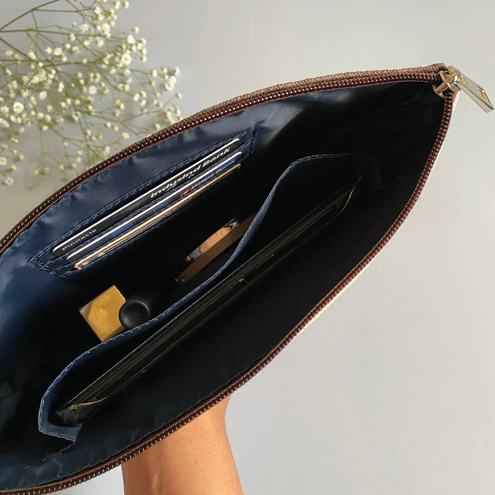 Try to Be a Man - Printed Multi Purpose Canvas Pouch