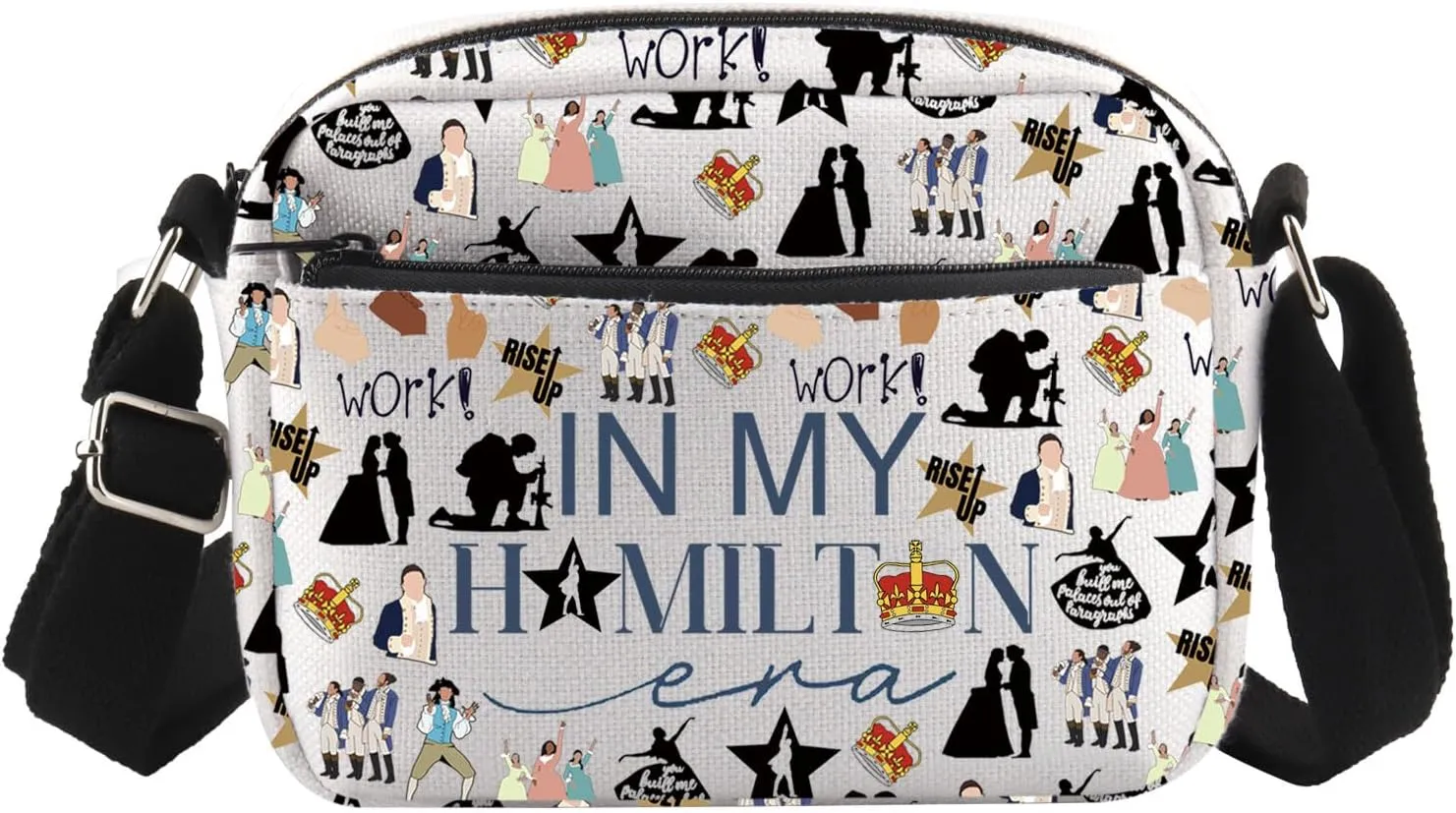 TSOTMO Musical Merch Theatre Crossbody Bag for Musical Lovers Theatre Fans Actor Gift Opera Gift