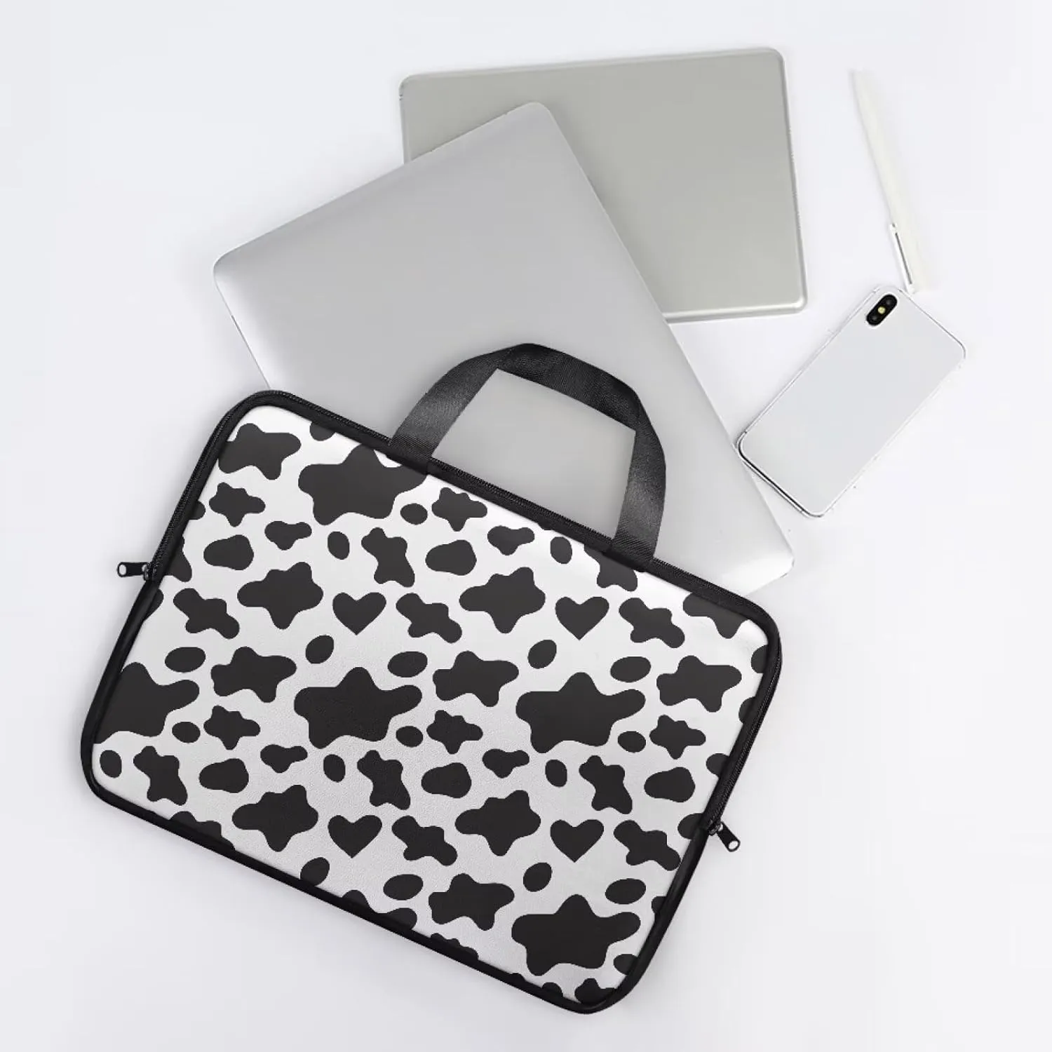 Uasibuni Fashion Laptop Tote Bag with Handle,Travel Laptop Bag 15.6Inch,Laptop Cover Bag 17In