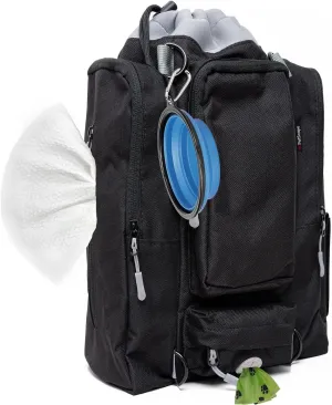 Ultimate Dog Travel Bag - Dog Bags for Traveling with Multi-Function Pockets for Dog Travel Accessories, Water Bottle Holder