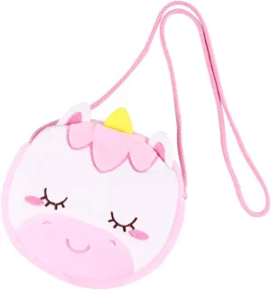 Unicorn Crossbody Bag Adorable Bag for Boys and Girls Cartoon Pouch Party Accessory Gentle on Skin for Children's Parties