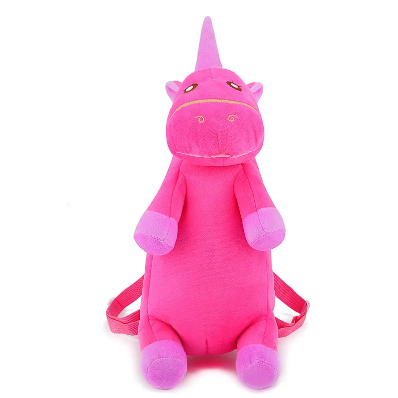 Unicorn watermelon red 3D three-dimensional cute animal children shoulder bag