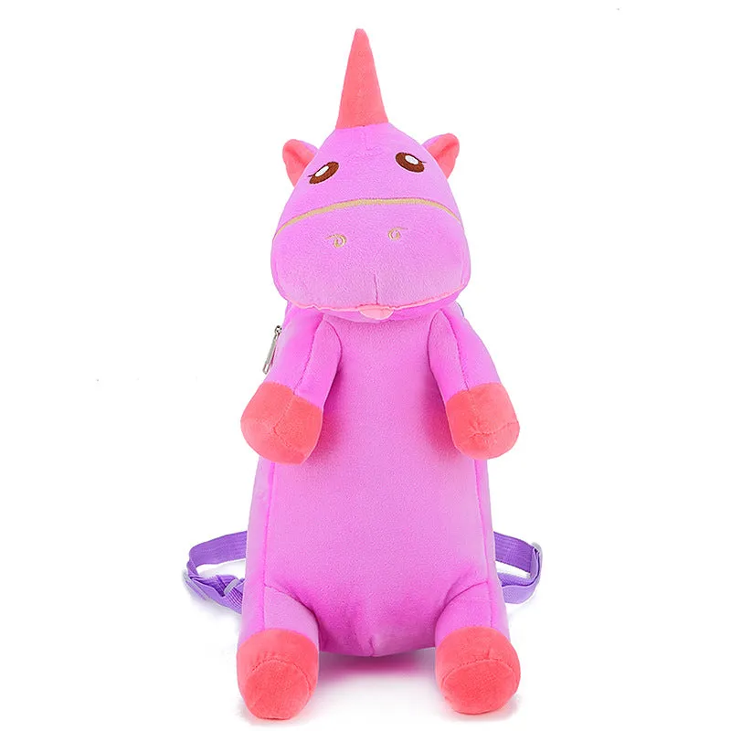Unicorn watermelon red 3D three-dimensional cute animal children shoulder bag