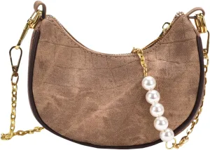 Unique Design Single Shoulder Bag for Women - Summer Chic Underarm Handbag with Chain Strap for Crossbody or Clutch